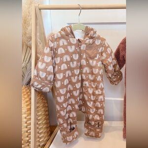 6-9 Month Faux Fleece Lined One Piece